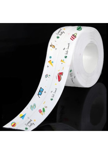 Kalafat Bandı Kendinden Yapışkanlı Su Geçirmez Mastik Kalafat Şerit Kabuğu Ve Sopa Zemin Duş Duvar Karosu Kenar Koruyucu Banyo Mutfak İçin A