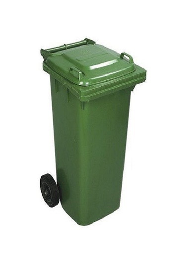 Safell Çöp Konteyneri 120 Lt Isıya Dayanıklı Konteyner Yeşil