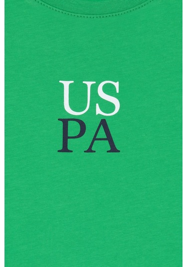 U.s. Polo Assn. Erkek Çocuk Elma Yeşili Tişört Basic 50306498-vr020 Elma Yesılı Yeşil