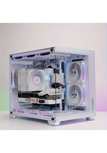 Xuweiwei Eu Elements 4cd Desenli 12cm Sıcaklık Kontrollü 3 Adet Ters Argb Kasa Fanları Uzaktan Kumandalı Hava Ve Su Soğutma Sistemleri İçin