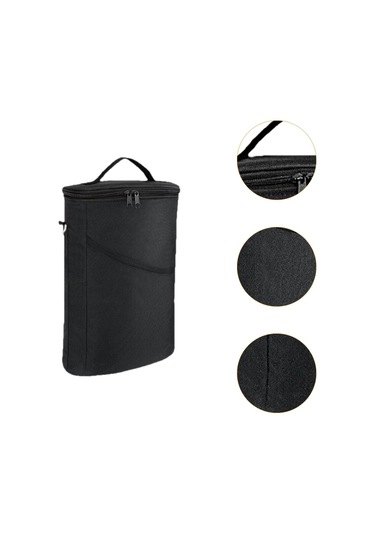 Dolıty 2 Şişe Şarap Tote Çantası Balıkçılık Plaj Açık Siyah Çok Renkli