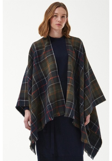 Barbour Montieth Serape Şal Tn11 Classic Tartan - Tn11 Classic Tartan Çok Renkli