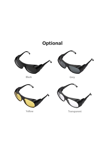 Mufunye Elektrik Kaynağı Korumalı Gözlükleri - Buhar Koruma, Darbeye Dayanıklı Gri Lensli Abs Malzemeyle