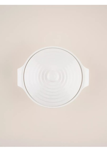 Sl Home Seramik Fırın Kabı Kapağı İle 1,57 Lt 201313924 Beyaz