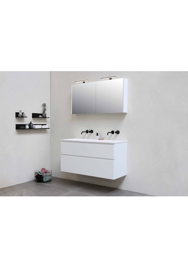 Meriç Dekoratif Led Banyo Aplik 30cm Siyah - 3000k Gün Işığı Siyah