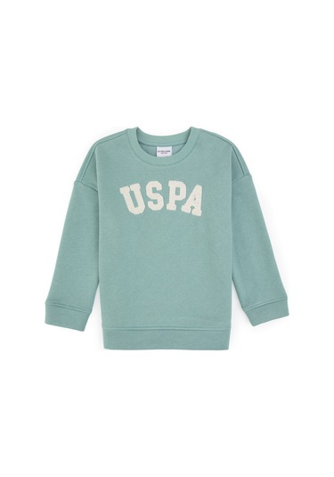 U.s. Polo Assn. Kız Çocuk Mint Sweatshirt 50317878-vr090 Mint