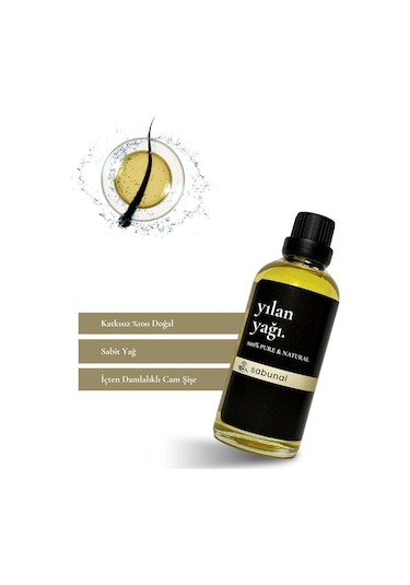 Sabunal Yılan Yağı 100 ML - Saç Bakımına Uygun Geleneksel Yağ