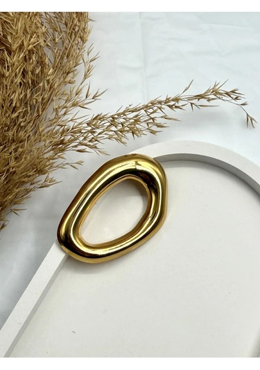 Best Price 34 Orijinal Takli Elbise İçin Broş Ve İğne Halkası 367375852 Altın Rengi