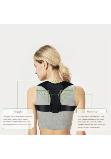 Suntek Erkekler Kadınlar Için Ayarlanabilir Üst Sırt Duruş