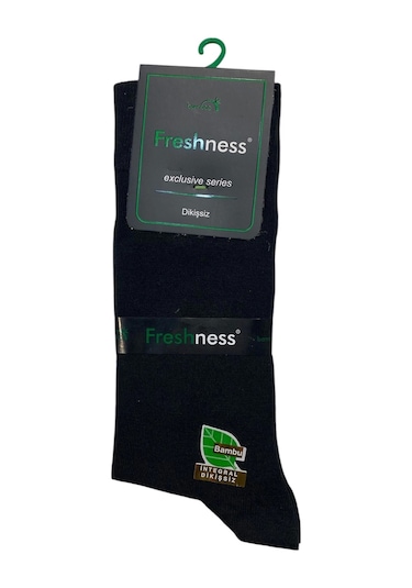 Freshness 3000 Dört Mevsim Erkek Soket Çorap Siyah