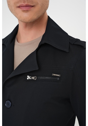 Efor Ka 086 Slim Fit Lacivert Spor Kaban Lacivert