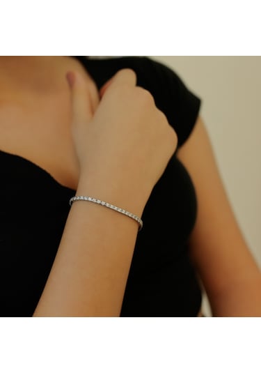 Lova 3,00 Karat Pırlanta Su Yolu Bileklik - 4070003