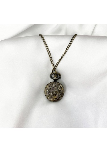 Harry Potter Saatli Deathly Hallows Çift Taraflı Kolye Çok REnkli