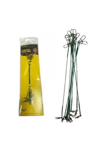 Powerex 20cm 10'lu Paket Çelik Tel Klipsli Bilyeli Fırdöndülü
