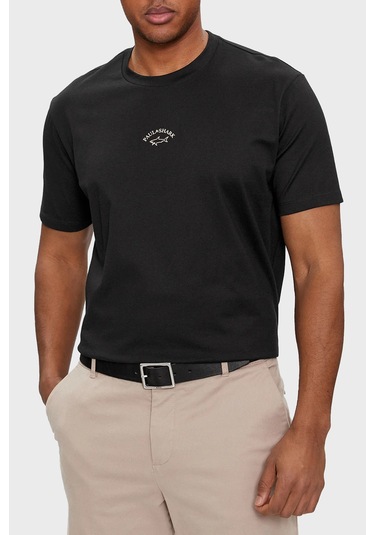 Paul & Shark Erkek T Shirt 24411033 011 Siyah SIYAH Siyah