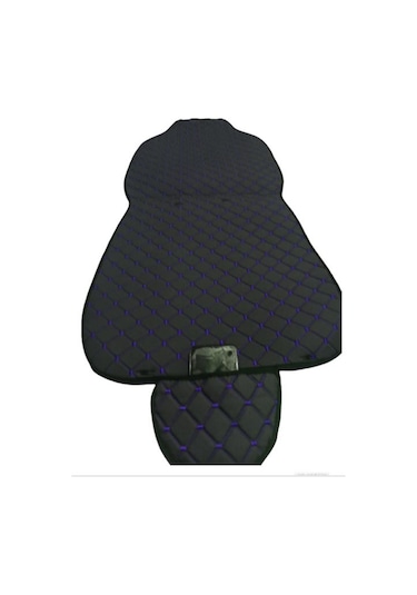 Hyundaı İ40 Sw İçin Uyumlu 2'li Koltuk Minderi Ergo Siyah-mavi