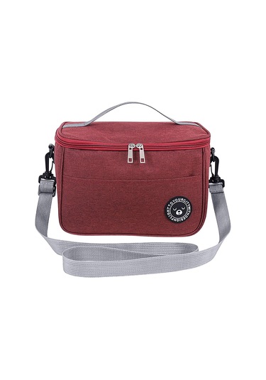 Siyah Piknik Yalıtımlı Öğle Yemeği Kutusu Taşınabilir Soğutmalı Çanta Büyük Kapasiteli Su Geçirmez Öğle Yemeği Çantası Piknik Çantası L Siyah