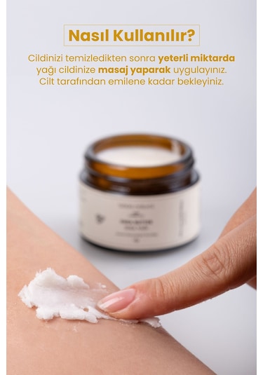 Bade Natural Shea Yağı Soğuk Sıkım %100 Saf 50 ML