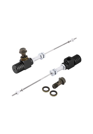 Yaozixa Alüminyum Hidrolik Debriyaj Alt Pompa M10x1.25mm - Motosiklet Atv Dirt Bike İçin Dayanıklı Ve Hızlı Vites Değişimi Siyah