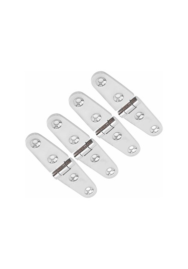 Lemestar 316 Paslanmaz Çelik Gemi Lukuk Menteşesi, 103mmx27mm, Dayanıklı, Kurşun Direnci, Kolay Kurulum, 4 Adet, Yat/fiberglas Yat Uygun