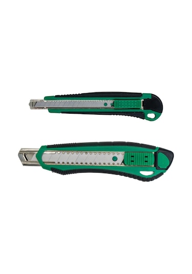 Elta Ergonomik Kilitli Maket Bıçağı Seti 9 Ve 18 Mm