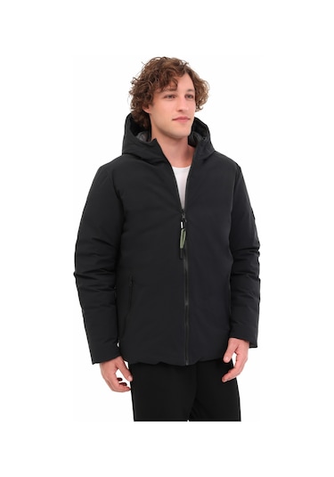 Lumberjack Ml Lucas Coat 1n55 5pr Siyah Erkek Mont Siyah-antrasıt