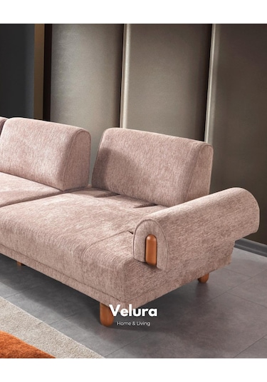 Elit Köşe Koltuk Takımı Ekru