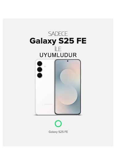 Samsung Galaxy S25 Fe Uyumlu Şeffaf Magsafe Kılıf Safe Şeffaf