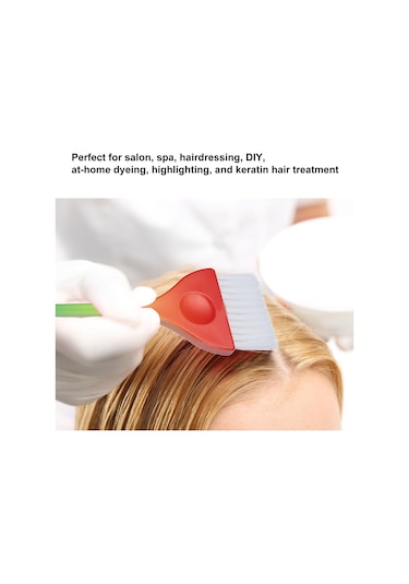 Geeroyoo Saç Boyama Fırçası - Esnek Kıllar, Kök Dokunuşu Ve Renkli Saçlar İçin Mükemmel Dıy Aracı