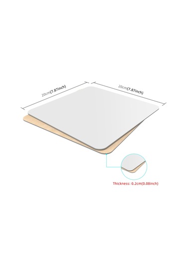 Puluz 20cm Fotoğraf Akrilik Yansıtıcı Ekran Masası Arka Plan Panosu Beyaz