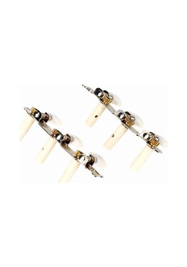 Hfambition Klasik Gitar İçin 3 Sol 3 Sağ Metal+plastik Tün Çubuğu, Hızlı Doğru Tünleme, Anti-rust, Kolay Kurulum