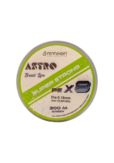 Remixon Astro 8b Green 300m İp Misina 0,16mm 0,16mm