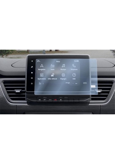 Renault Kangoo 8 İnç Multimedya Ekran Koruyucu Şeffaf