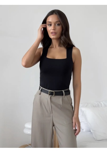 Kristina N. Ceketin Altına Giyilebilecek Top Başucu Parçaları 162710707 Siyah