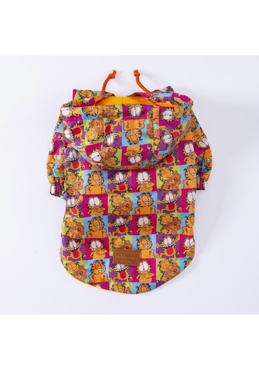 Pettrend Garfield Köpek Mont Köpek Kıyafeti Köpek Yağmurluğu