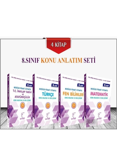 Karekök Yayınları 8.Sınıf Lgs Konu Anlatımlı Set 4 Kitap