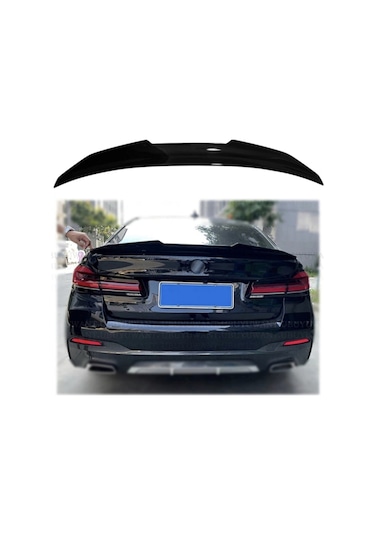 BMW G30 2017-2021 Uyumlu İthal Piano Black Psm Spoiler