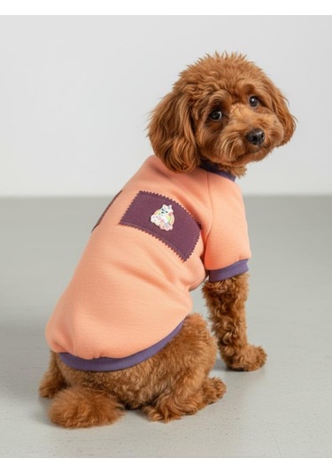 Sevimli Unicorn Marşmelov Pembe Köpek Polar Sweatshirt