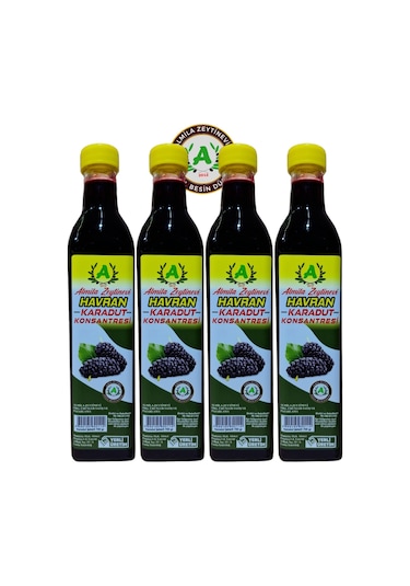 Almila Zeytinevi Doğal Karadut Özü 4 x 700 G