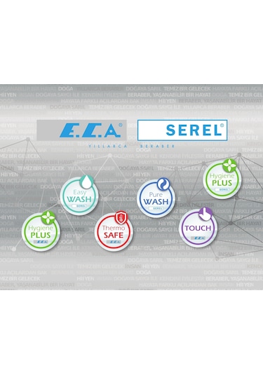 Eca Dalia 102102488 Banyo Bataryası + Eca Fırat 102117387 Mafsallı Duş Seti Banyo Üst Takımı Krom