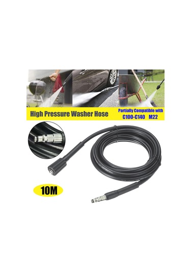 Yifomall M22 Tipi 10m Yüksek Basınçlı Yıkama Hortumu - Nilfisk C100/c110/c120/c130/c140 Uyumlu, Dayanıklı Ve Sıcak-soğuğa Dayanıklı