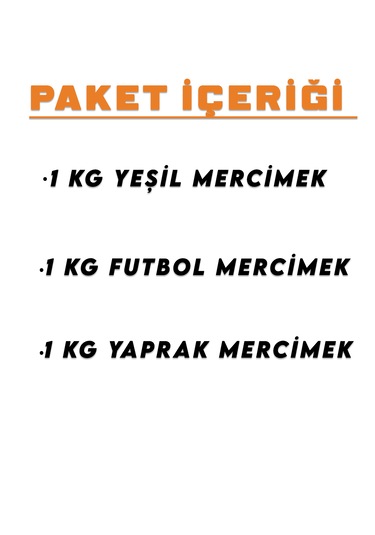 İpek Değirmen 3 Kg Aile Boy Taş Değirmen Mercimek Paketi