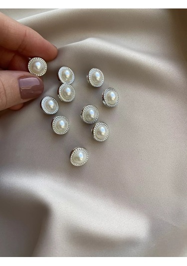 Siberiana İnci Taklidi Düğmeler 12 Mm \ 193443154