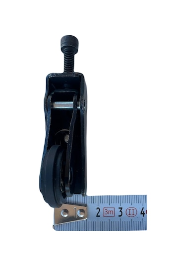 Sürgülü Dolap Tekerleği Rulmanlı Dolap Tekerlekleri 2 Adet Siyah