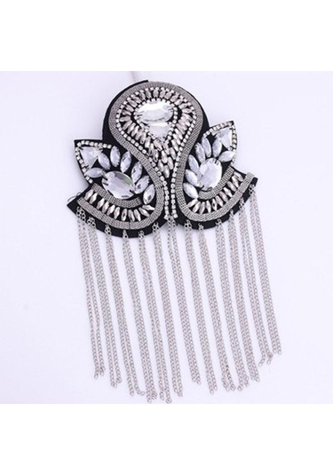 Suntek Saçak Püskül Hediyeler 2 Adet Metal Lüks Gümüş