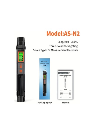 Boatshop1 Aicevoos Dijital Ahsap Nem Olcer Igneli Su Kacagi Dedektor Modu N2 0 58 Arka Aydinlatmali Lcd Ekran Sicaklik Prob Test Cihazi