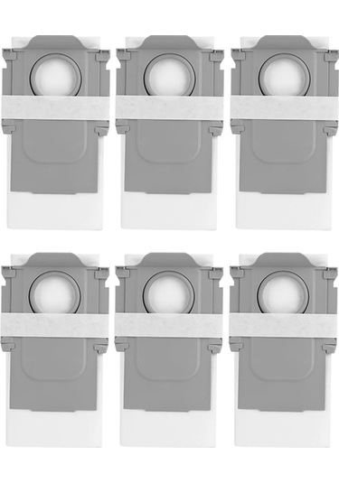 Xiaaokeji Roborock Robot Süpürgeler İçin 6 Adet Süpürge Toz Torbası
