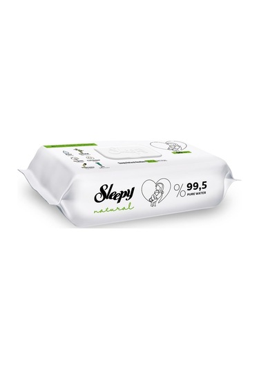 Sleepy Natural Yenidoğan Islak Havlu Mendil 90 Yaprak 48'li