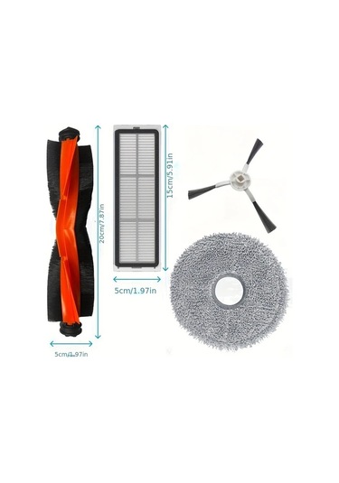 Motion003 16 Adet Xiaomi Robot Süpürge Aksesuarları S20 S10 Plus B108gl B105 B108cn B113cn U