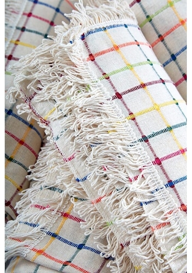 %100  Pamuklu Buldan Işi Çekyat-Koltuk Örtüsü 180 X 220